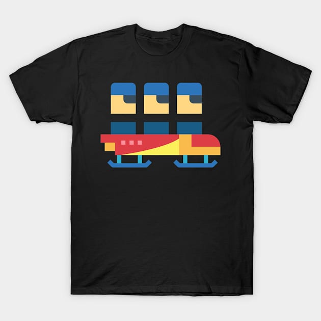 Bobsleigh Bobsled Bobsleigh Christmas T-Shirt by olivetees